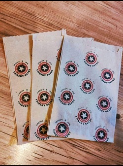 Паперовий пакет-куток для гамбургера